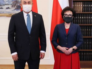 Bakan Çavuşoğlu, Polonya Temsilciler Meclisi Başkanı Witek ile görüştü