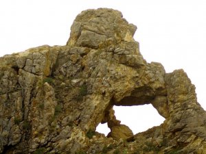 ’Düşünen Maymun’ figürlü kayalık şaşırtıyor