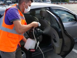 Ordu’da 30 bini aşkın araç ücretsiz dezenfekte edildi