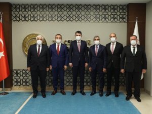 Kilis heyeti bakanlarla bir araya geldi