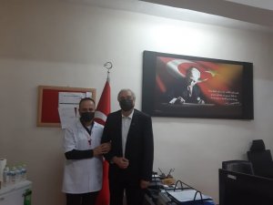 Başkan Bakkalcıoğlu, Başhekim Cerrah’ı ziyaret etti