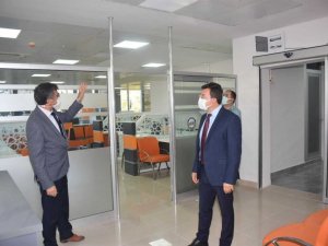 Kaymakam Şahin nüfus müdürlüklerindeki çalışmaları yerinde inceledi