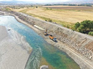 Bingöl’deki taşkın koruma çalışmalarında sona gelindi