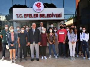 Başkan Atay tıp öğrencilerini ağırladı