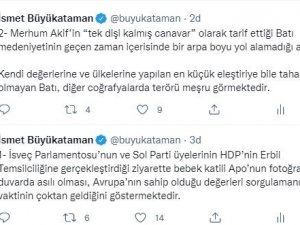 MHP’li Büyükataman’dan İsveçli siyasetçilerin HDP Erbil Temsilciliği’ne ziyaretine tepki