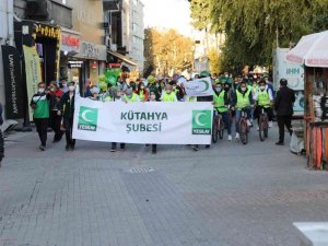 Kütahya’da farkındalık yürüyüşü
