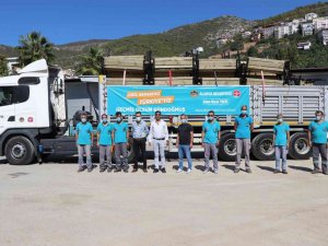 Alanya Belediyesi’nden Gündoğmuş’a yardım eli