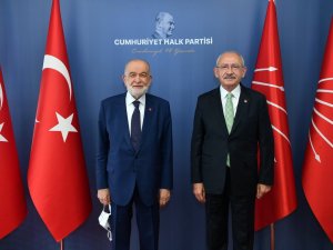 SP Genel Başkanı Karamollaoğlu’ndan CHP Lideri Kılıçdaroğlu’na ziyaret