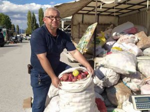 Hisarcık’ta döküntü elma alımları başladı