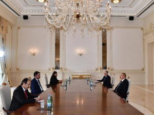 Çevre, Şehircilik ve İklim Değişikliği Bakanı Kurum, Aliyev tarafından kabul edildi