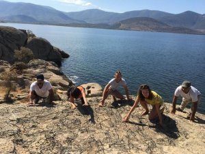 Latmos’ta tel ayakkabılarla küresel hareketliliğe dikkat çektiler