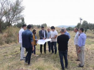 Çevreci tesisin yer teslimi yapıldı