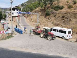 Nazilli Belediyesi, Işıklar’da yol çalışması gerçekleştirdi