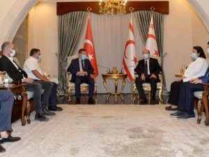 Başkan Ekrem Yavaş, KKTC Cumhurbaşkanı Ersin Tatar’ı ziyaret etti