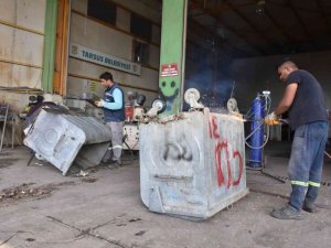 Tarsus’ta çöp konteynerleri yenileniyor