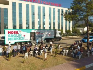 Mobil Sağlık Merkezi Finike’de