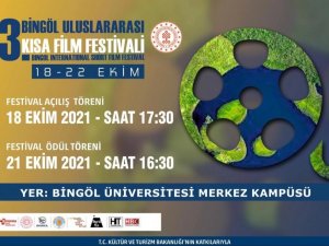 3. Bingöl Uluslararası Kısa Film Festivaline 5 ülkeden 245 film katılacak