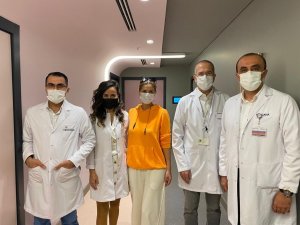 Tek ameliyatla safra kesesi, böbreği ve rahmi alınan hasta 48 saat sonra evine döndü