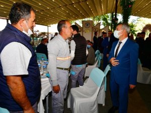 Başkan Çınar, temizlik işler müdürlüğü ekipleriyle bir araya geldi