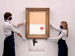 İngiliz sanatçı Banksy’nin eseri rekor fiyata alıcı buldu
