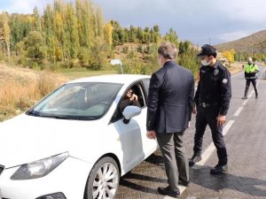 Kaymakam Yelek trafik uygulamasına katıldı