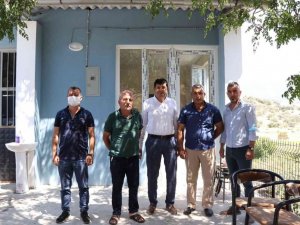 Başkan Özcan, Kardeşköy’deki muhtarlık hizmet binasını inceledi