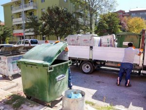 Meram’da çöp konteynerleri yenileniyor