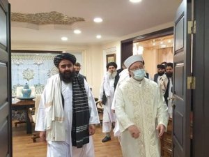Diyanet İşleri Başkanı Erbaş, Taliban heyetini ağırladı