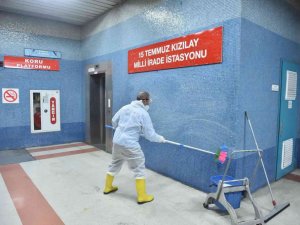 Ankara Büyükşehir Belediyesi temizlik timleri 7/24 iş başında
