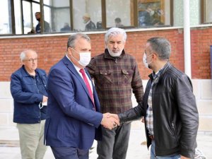 Başkan Çerçi sanayi sitesinde esnaf ziyareti yaptı