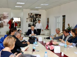 Başkan Atabay, gazeteciler ile bir araya geldi