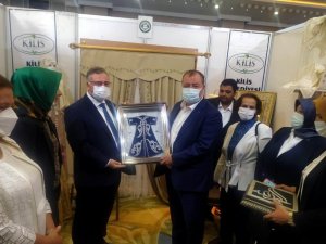 Başkanlar KİLMEK standını gezdi