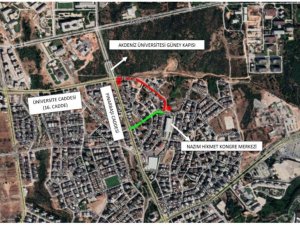 Üniversite Caddesi Pazartesi araç trafiğine kapatılacak
