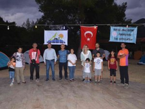 Mersinli doğa tutkunları Kozan’da kamp yaptı