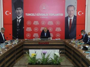 İçişleri Bakanı Süleyman Soylu, Tunceli’de Güvenlik Toplantısına katıldı