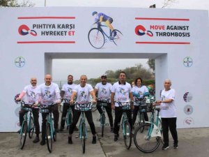 Kalp ve damar cerrahları Türkiye’de her yıl 30 bin kişinin ölümüne sebep olan ‘pıhtı’ya karşı pedal çevirdi