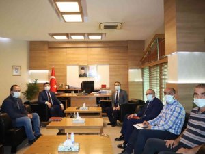 Cizre Kaymakamı Tunç, Diyarbakır Karayolları 9. Bölge Müdürü ile yatırımları görüştü