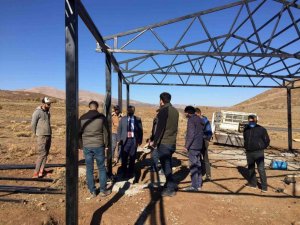 Bingöl’de 9 adet hayvan gölgeliğinin yapımı tamamlandı