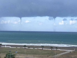 Hatay’da aynı anda 3 hortum oluştu