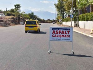 Kepez’de asfalt çalışması