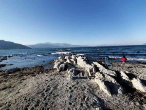 Eğirdir Gölü’nde kritik seviyeye sadece 24 santim kaldı