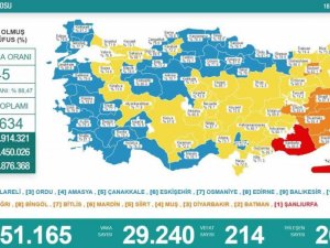 Son 24 saatte korona virüsten 214 kişi hayatını kaybetti