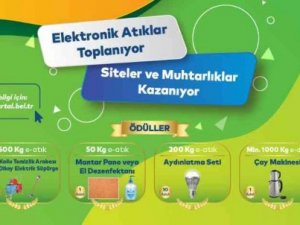 Kartal’da elektronik atıklar toplanıyor, siteler ve muhtarlıklar kazanıyor