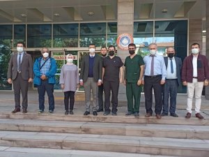 Pandemi kapsamında yürütülen çalışmaları yerinde gördüler