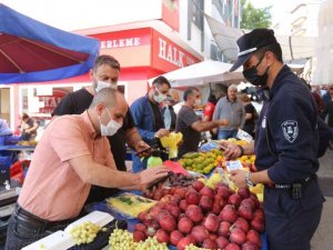 Efeler Belediyesi zabıta ekiplerinden Korona virüs mesaisi