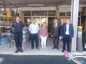 Kaymakam Kökçü’den orman yangınlarının söndürülmesine katkı sağlayanlara “Teşekkür” ziyareti