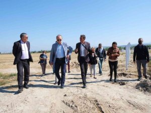 Didim Belediyesi boş arazisini değerlendirerek ürün ekecek