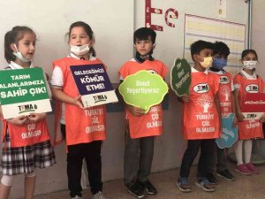 Şanlıurfa’da minikler akranlarına doğayı anlatıyor