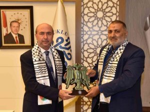 Kardeş şehir Beit Hanoun’dan Selçuklu Belediyesi’ne ziyaret