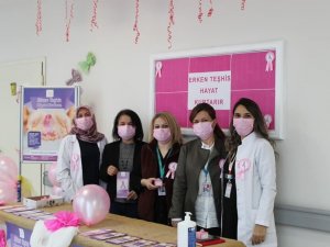 ‘Meme Kanseri Farkındalık’ stant açıldı